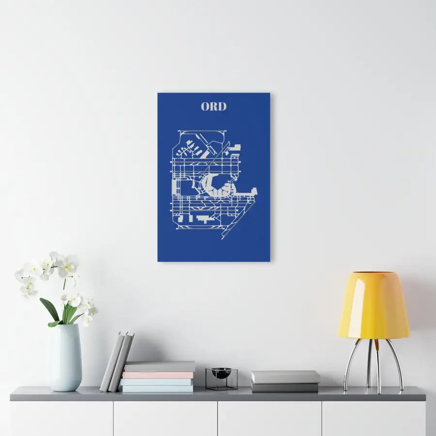 ORD - Chicago O’Hare International Acrylic Print - Home Decor - Pilot gifts - WWII warbird t-shirt