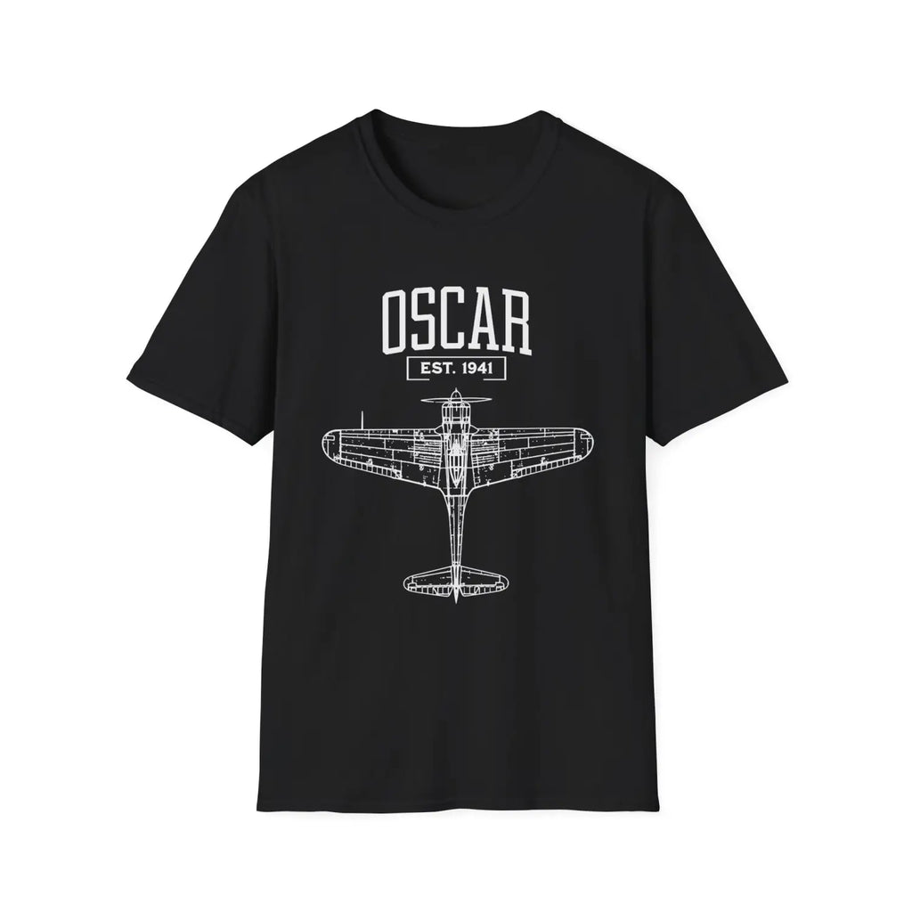 Ki-43 Oscar - T-Shirt - Pilot gifts - WWII warbird t-shirt