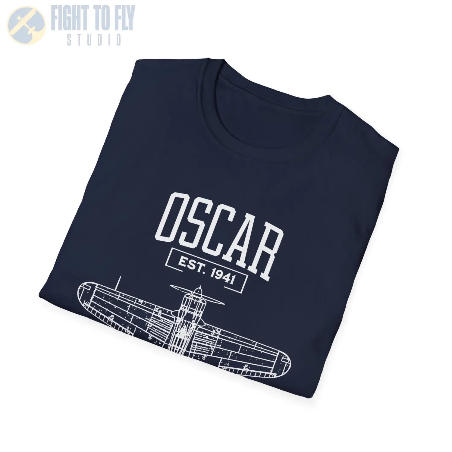 Ki-43 Oscar - T-Shirt - Pilot gifts - WWII warbird t-shirt