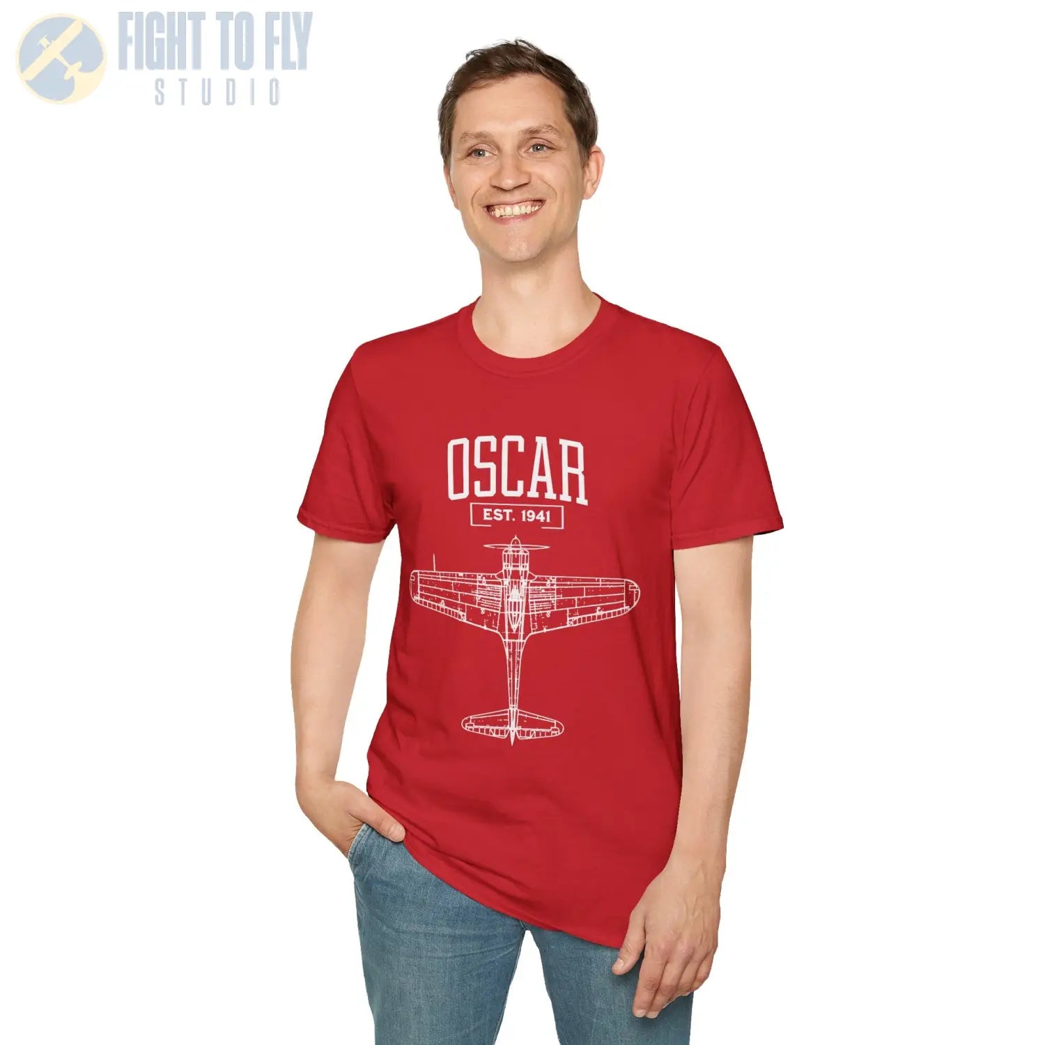 Ki-43 Oscar - T-Shirt - Pilot gifts - WWII warbird t-shirt