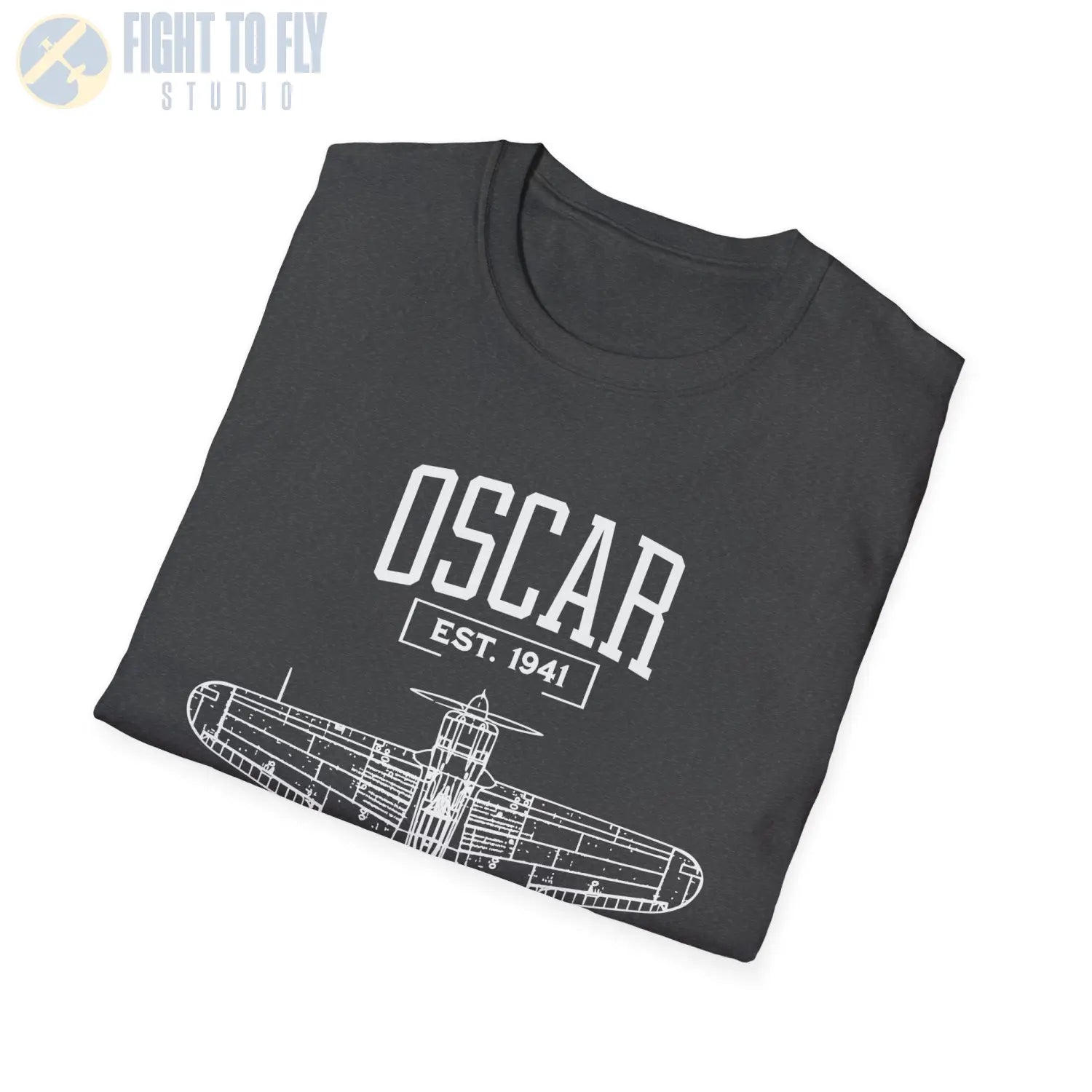 Ki-43 Oscar - T-Shirt - Pilot gifts - WWII warbird t-shirt