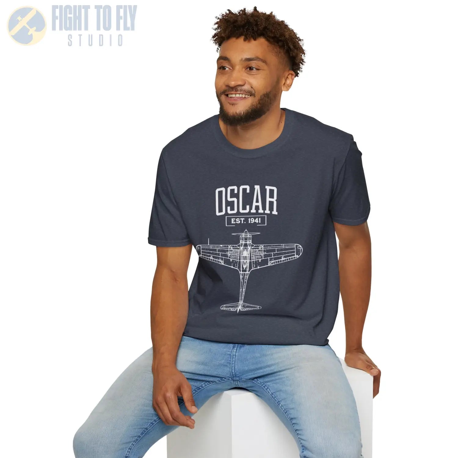 Ki-43 Oscar - T-Shirt - Pilot gifts - WWII warbird t-shirt