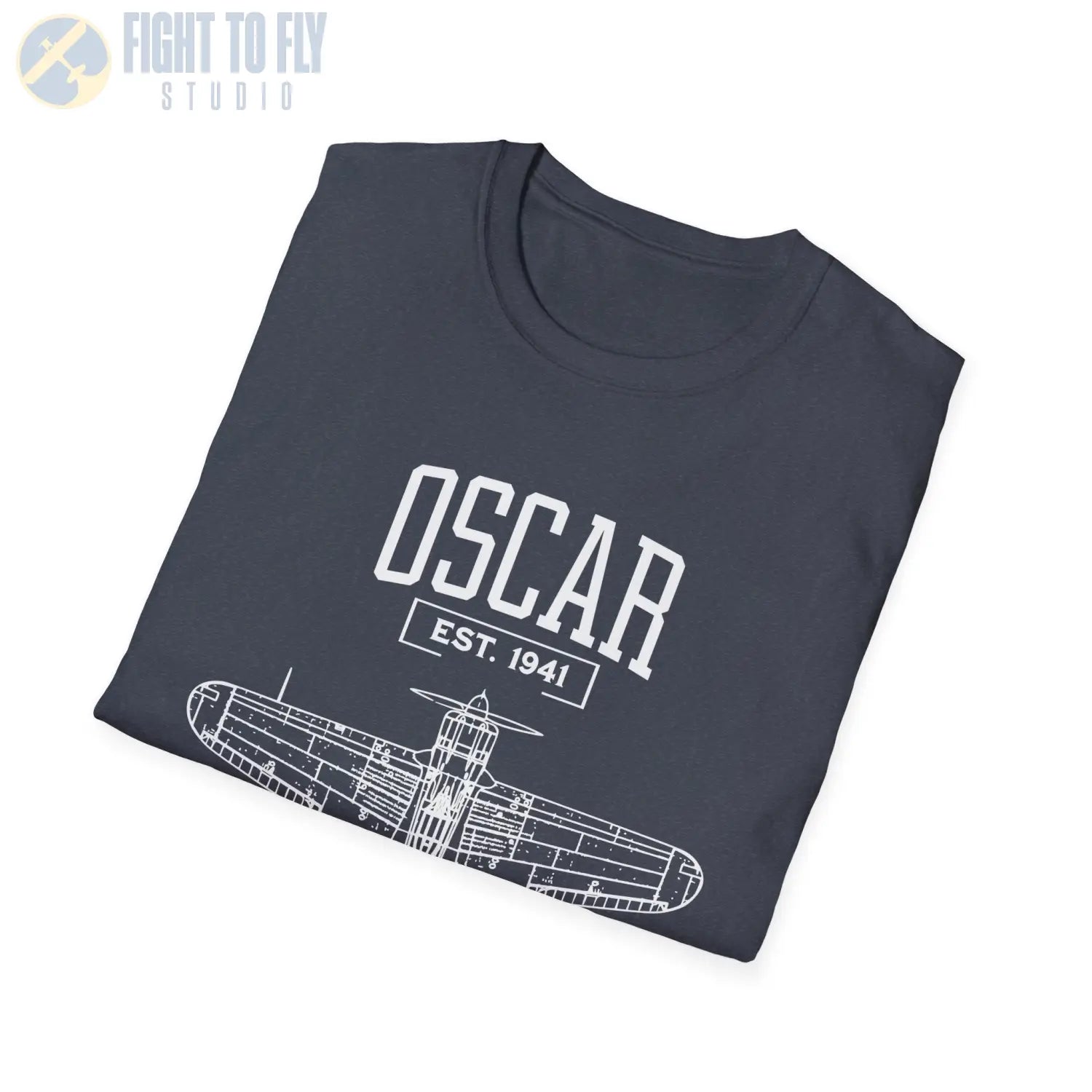 Ki-43 Oscar - T-Shirt - Pilot gifts - WWII warbird t-shirt