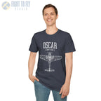 Ki-43 Oscar - T-Shirt - Pilot gifts - WWII warbird t-shirt