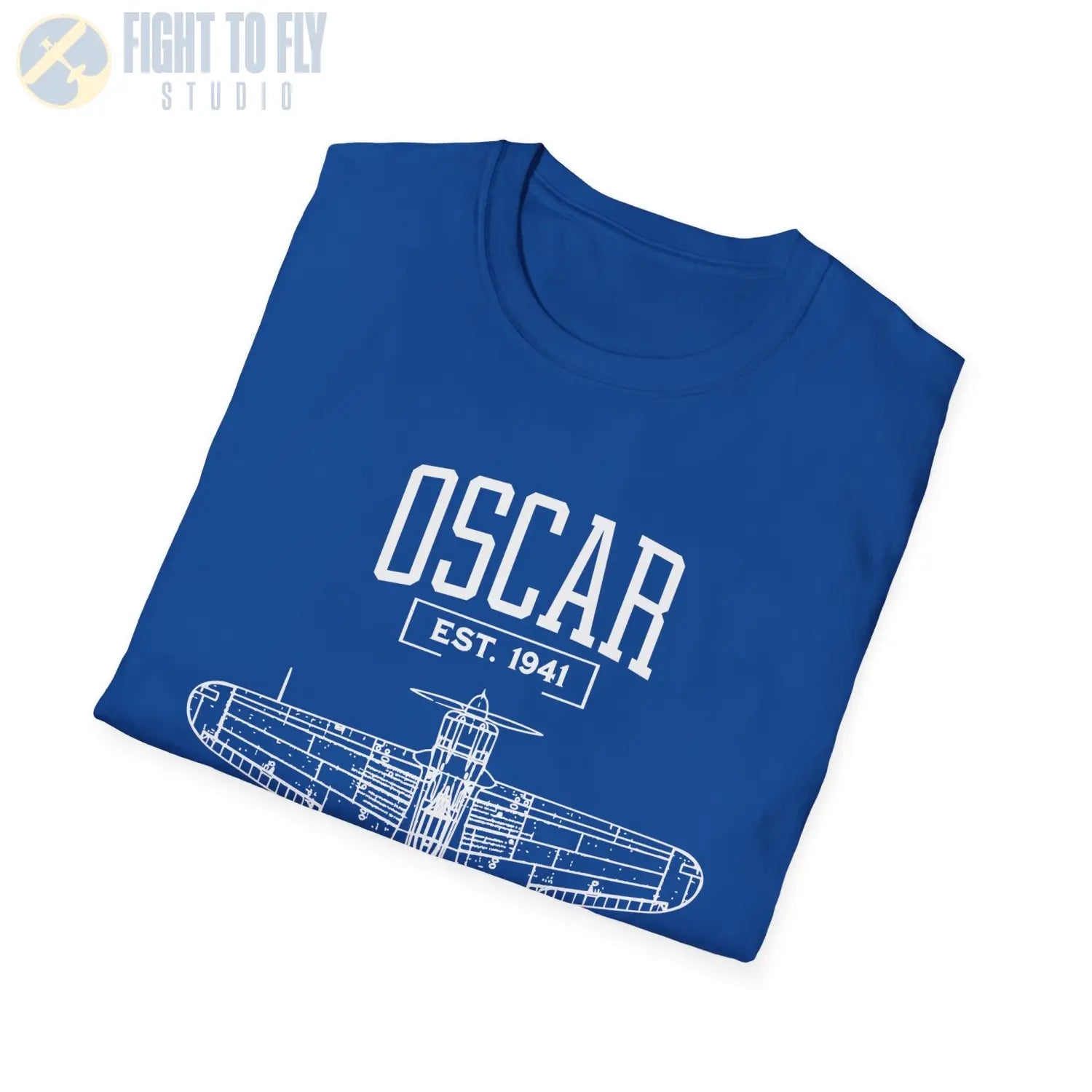 Ki-43 Oscar - T-Shirt - Pilot gifts - WWII warbird t-shirt