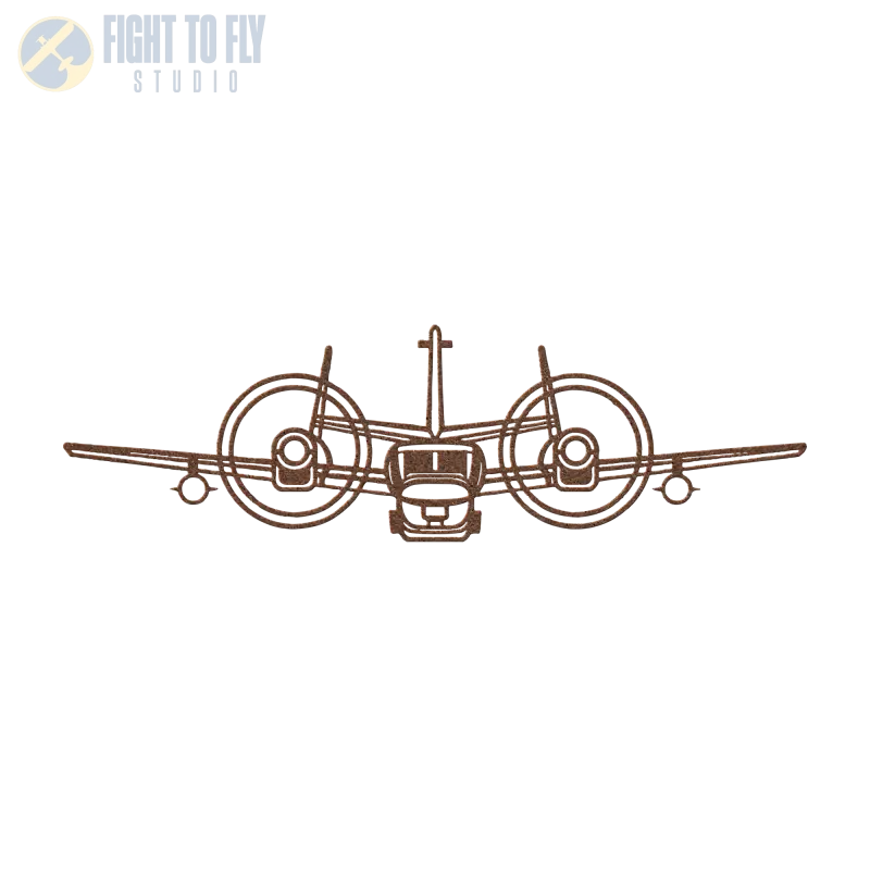OV-1 Die Cut Metal Wall Art - Sign - Pilot gifts - WWII warbird t-shirt