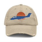 OV-10 Bronco Distressed Hat (Embroidery) - Hats - Pilot gifts - WWII warbird t-shirt