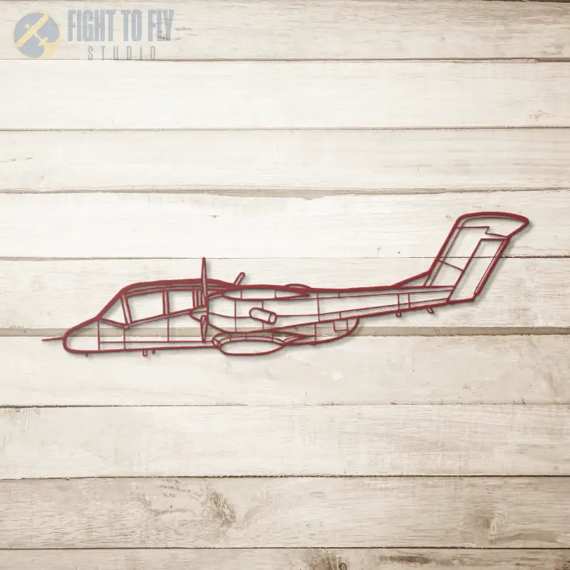 OV-10B Die Cut Metal Wall Art - Sign - Pilot gifts - WWII warbird t-shirt