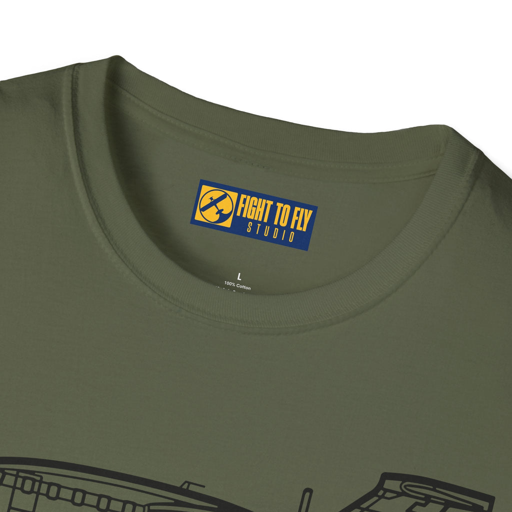 P.180 T-Shirt – Piaggio Avanti Twin Pusher Aircraft Aviation Tee - Gifts for pilots - apparel