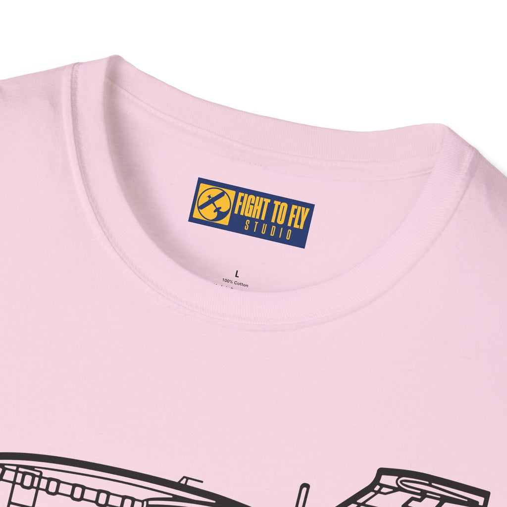 P.180 T-Shirt – Piaggio Avanti Twin Pusher Aircraft Aviation Tee - Gifts for pilots - apparel