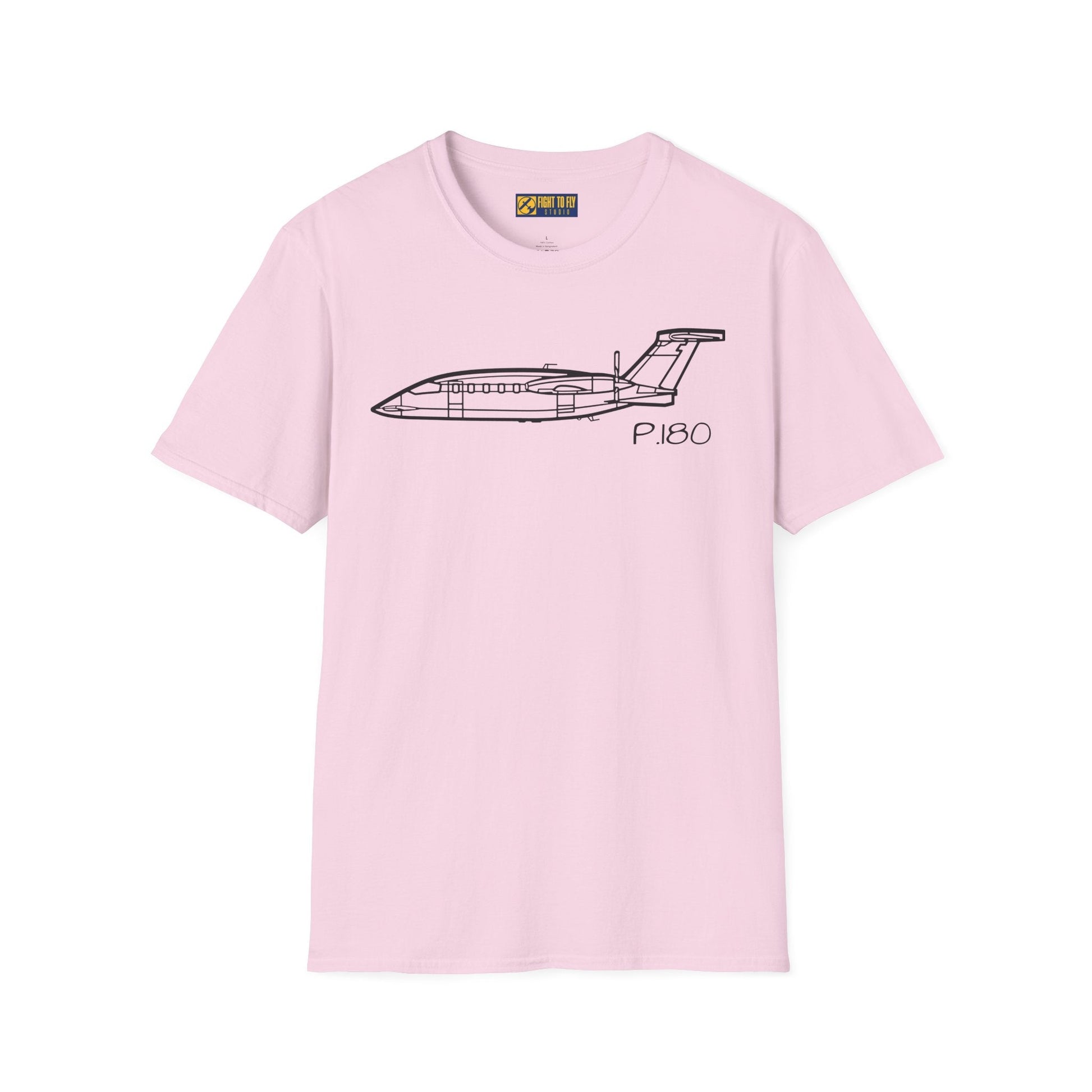 P.180 T-Shirt – Piaggio Avanti Twin Pusher Aircraft Aviation Tee - Gifts for pilots - apparel