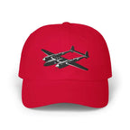 P-38 - Black - Hats - Pilot gifts - WWII warbird t-shirt