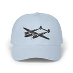 P-38 - Black - Hats - Pilot gifts - WWII warbird t-shirt