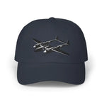 P-38 - Black - Hats - Pilot gifts - WWII warbird t-shirt