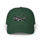 P-38 - Black - Hats - Pilot gifts - WWII warbird t-shirt