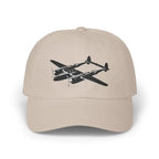 P-38 - Black - Hats - Pilot gifts - WWII warbird t-shirt