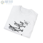 P-38 Lightning “Formation Flight” WWII T-Shirt - Pilot gifts - warbird t-shirt