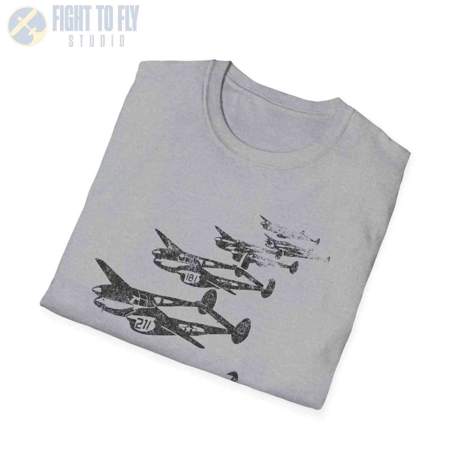P-38 Lightning “Formation Flight” WWII T-Shirt - Pilot gifts - warbird t-shirt