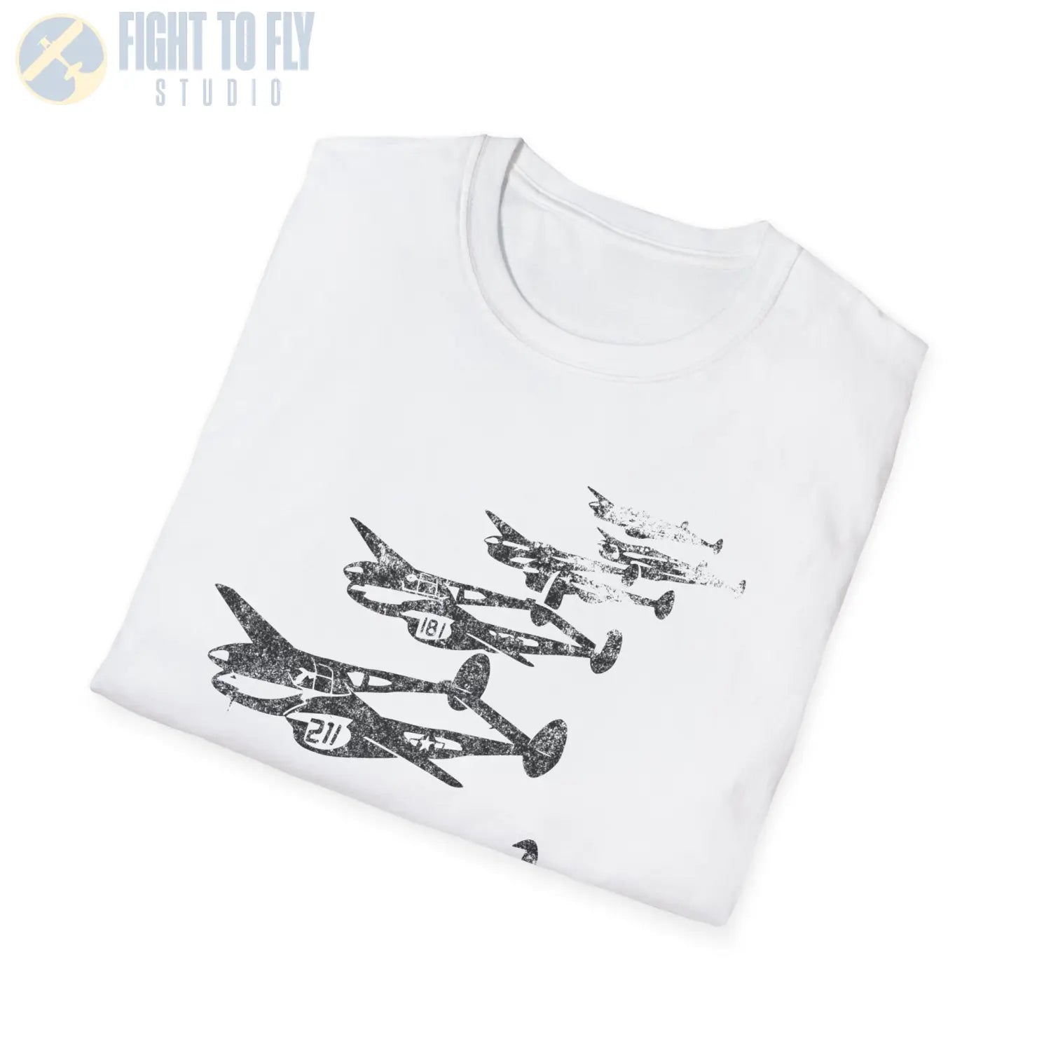 P-38 Lightning “Formation Flight” WWII T-Shirt - Pilot gifts - warbird t-shirt