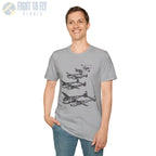 P-38 Lightning “Formation Flight” WWII T-Shirt - Pilot gifts - warbird t-shirt