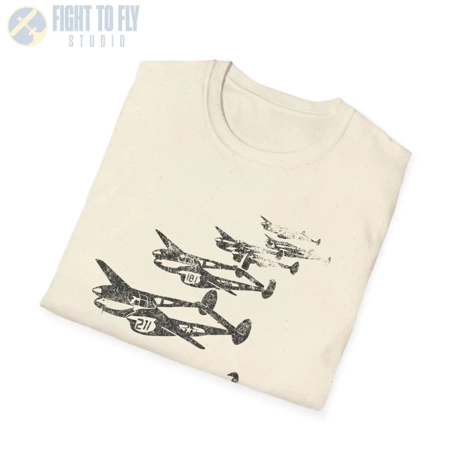 P-38 Lightning “Formation Flight” WWII T-Shirt - Pilot gifts - warbird t-shirt