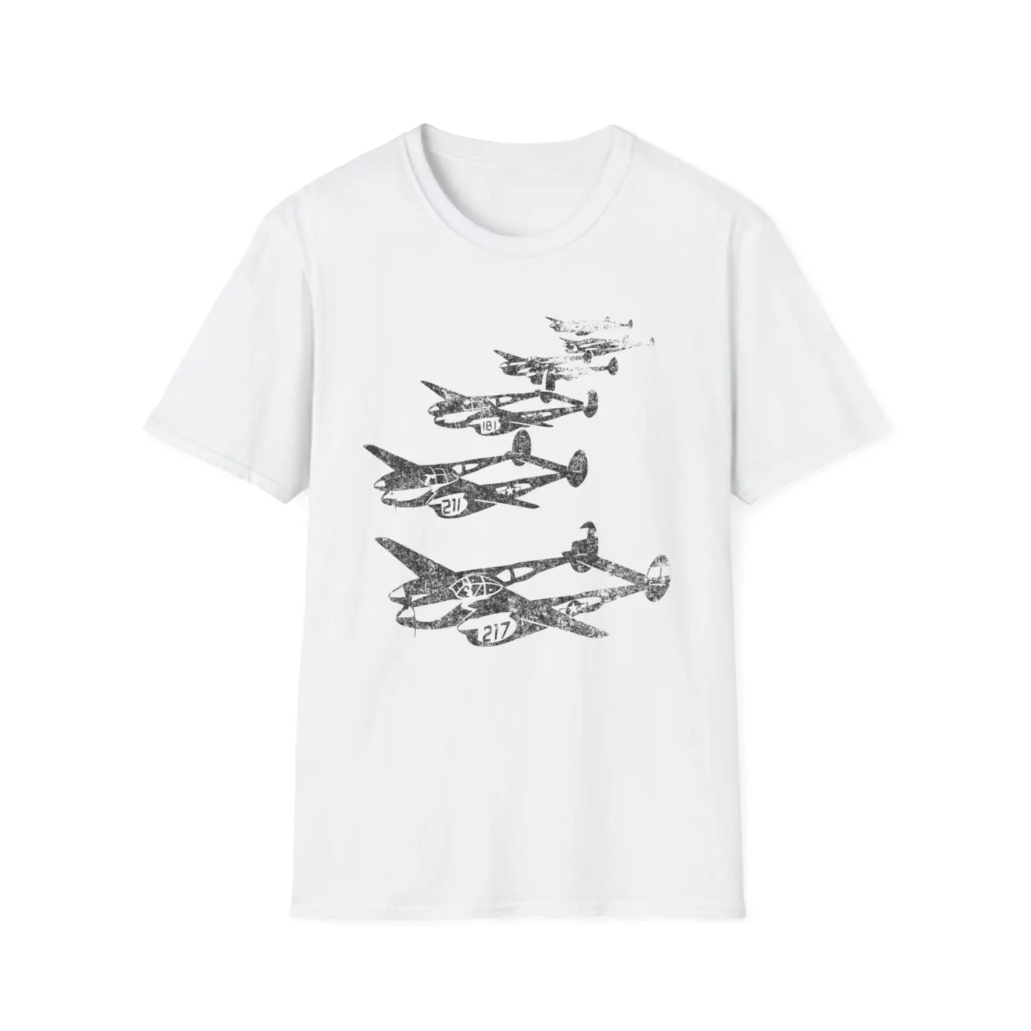 P-38 Lightning “Formation Flight” WWII T-Shirt - Pilot gifts - warbird t-shirt
