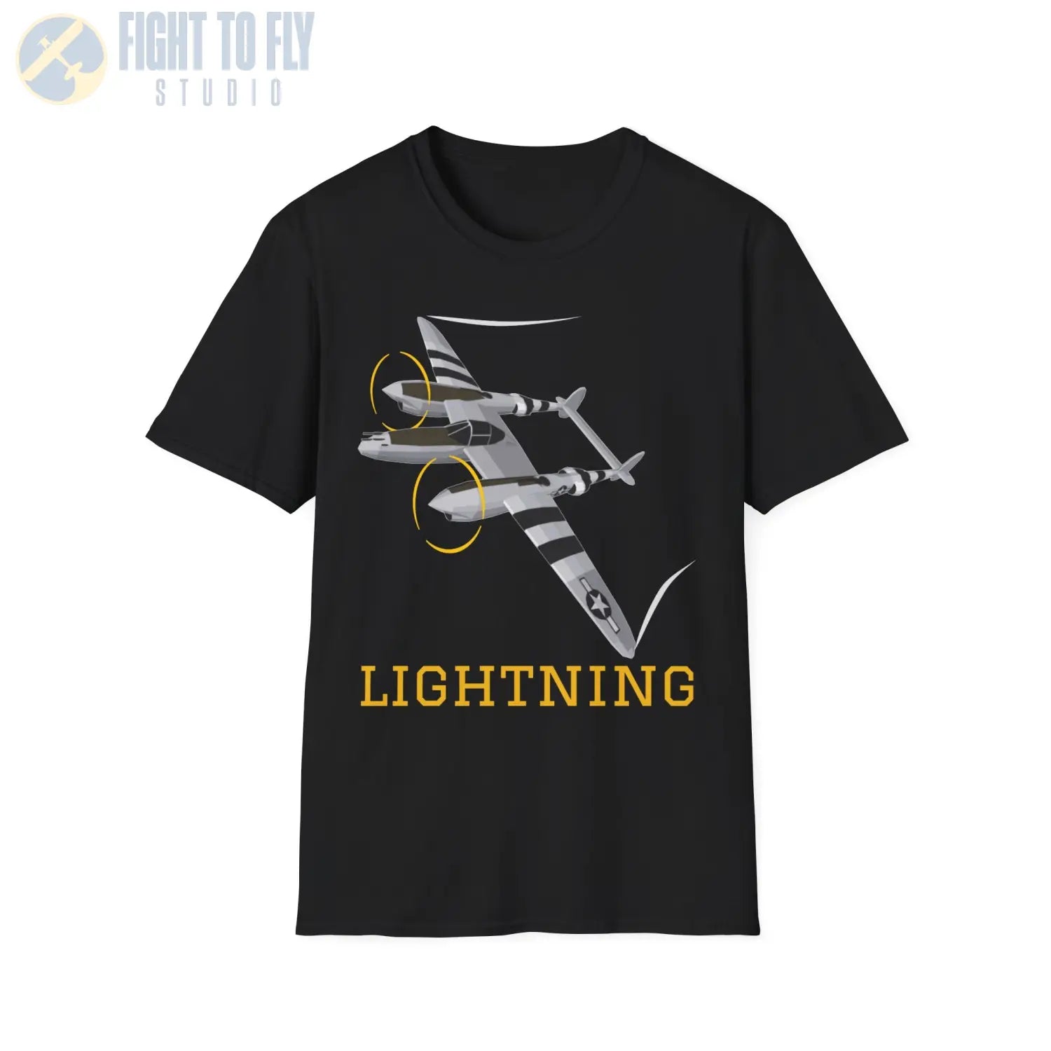 P-38 Lightning Premium T-Shirt - Pilot gifts - WWII warbird t-shirt