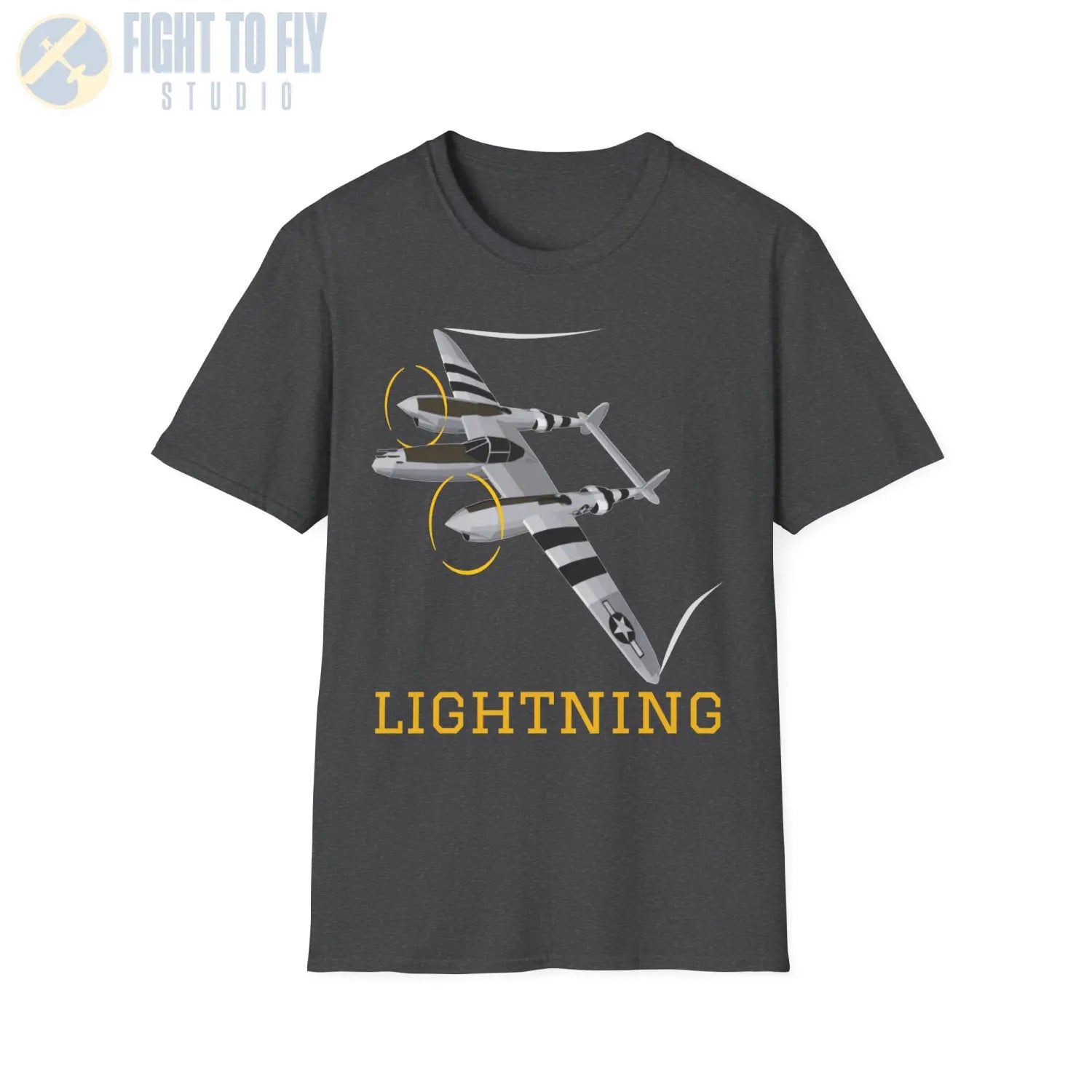 P-38 Lightning Premium T-Shirt - Pilot gifts - WWII warbird t-shirt