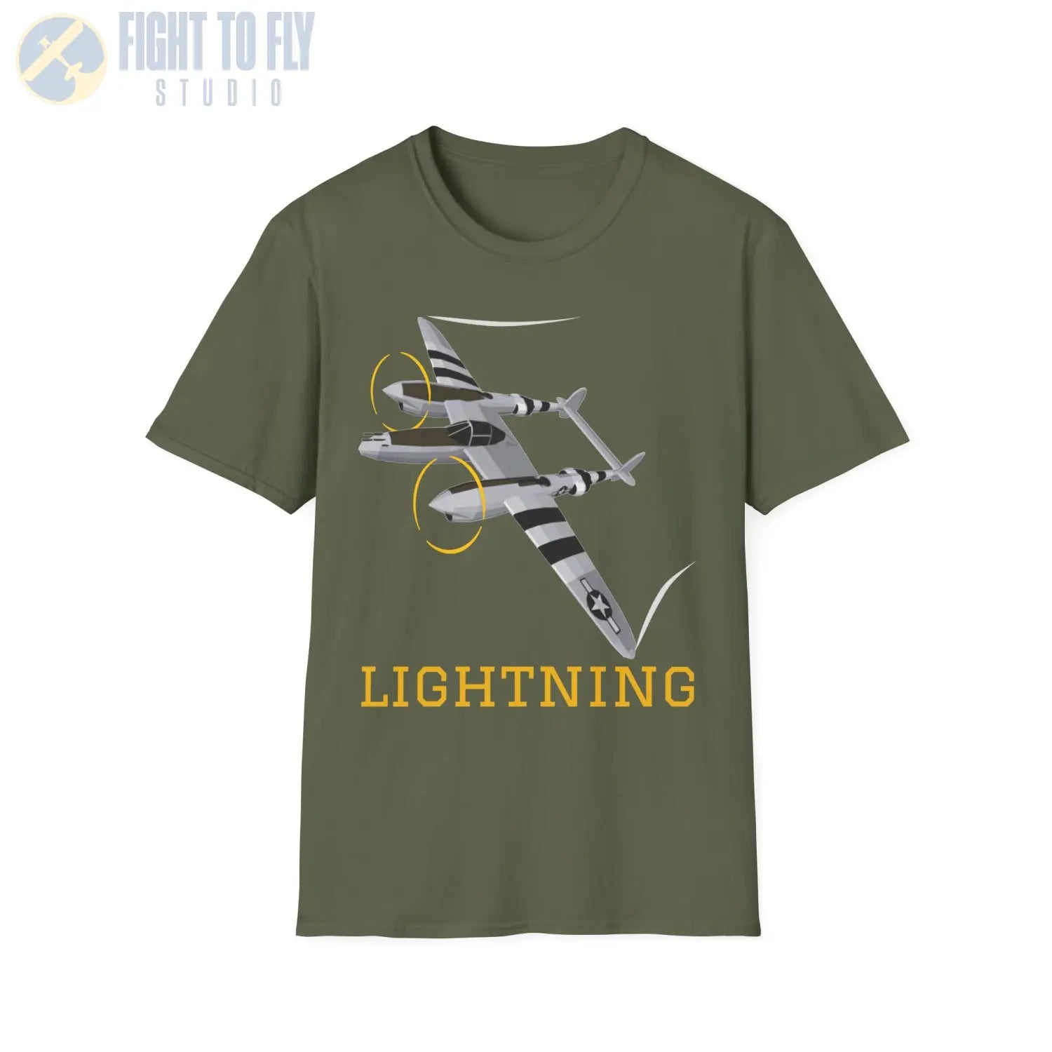 P-38 Lightning Premium T-Shirt - Pilot gifts - WWII warbird t-shirt
