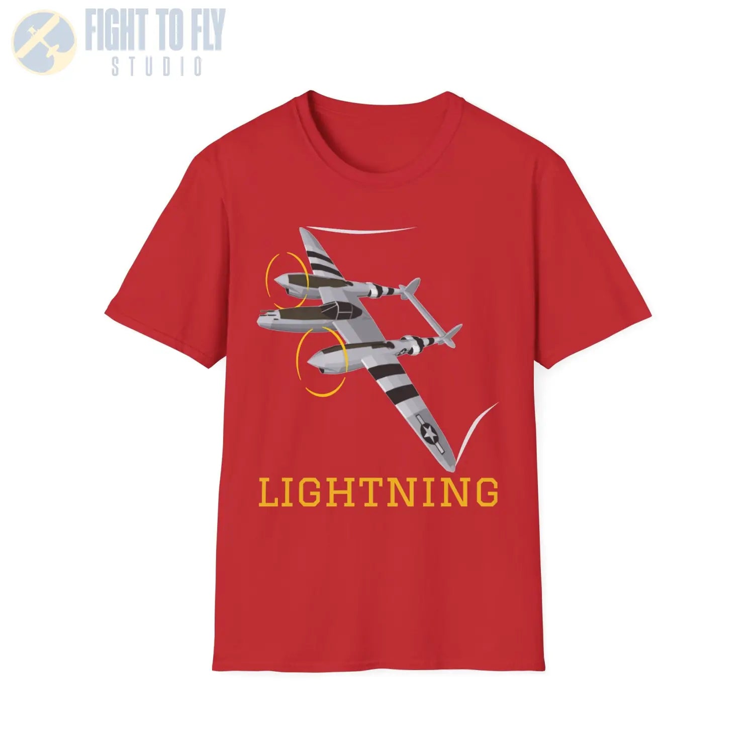 P-38 Lightning Premium T-Shirt - Pilot gifts - WWII warbird t-shirt
