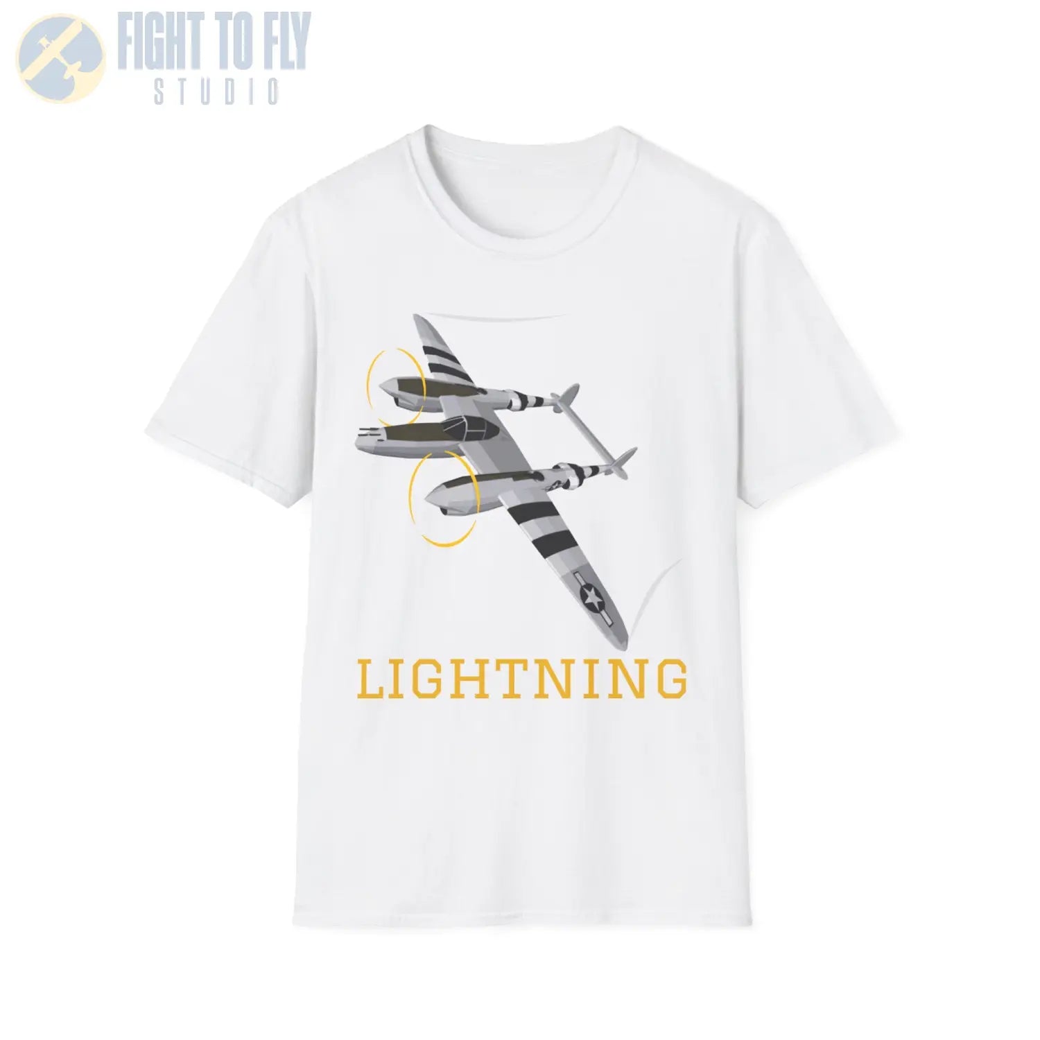 P-38 Lightning Premium T-Shirt - Pilot gifts - WWII warbird t-shirt