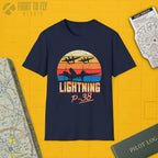 P-38 Lightning Premium T-Shirt - Pilot gifts - WWII warbird t-shirt