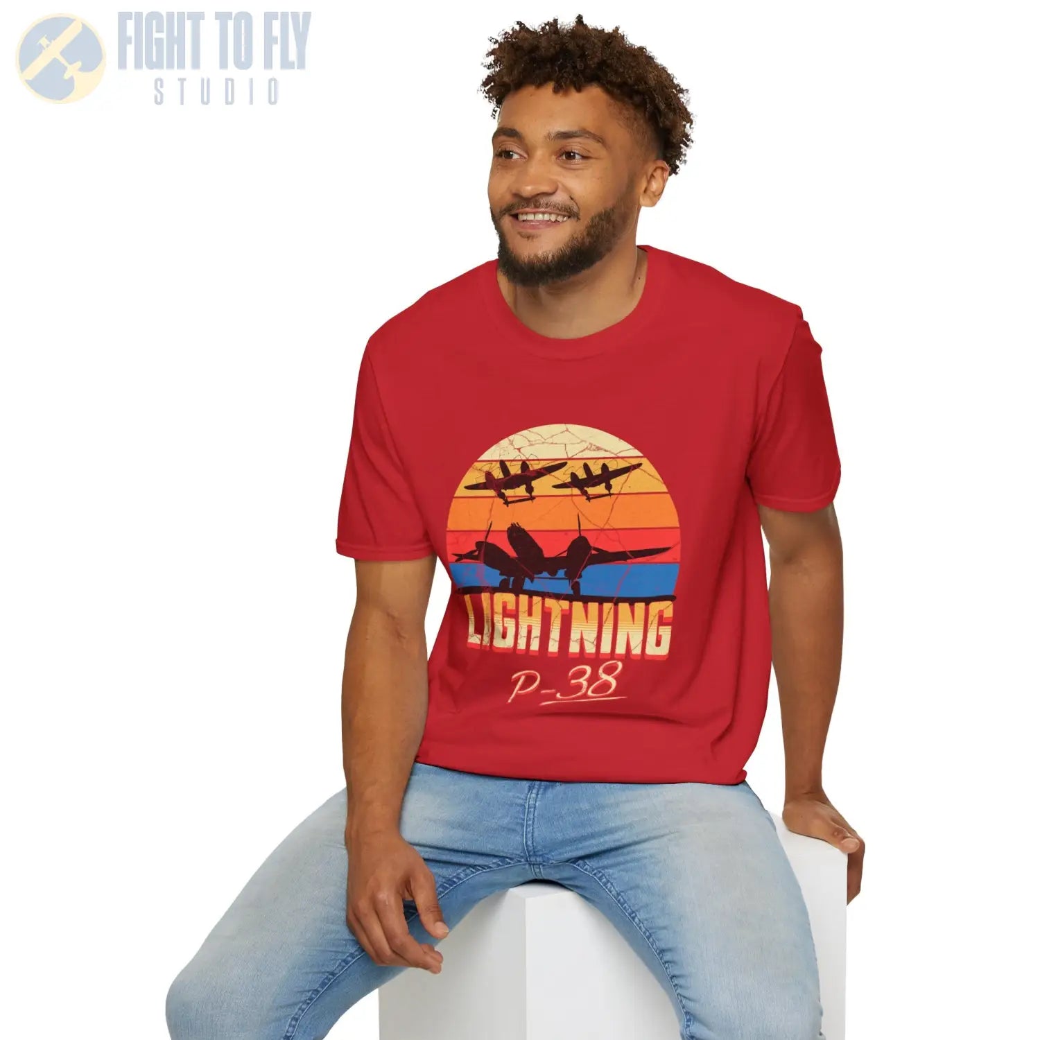 P-38 Lightning Premium T-Shirt - Pilot gifts - WWII warbird t-shirt