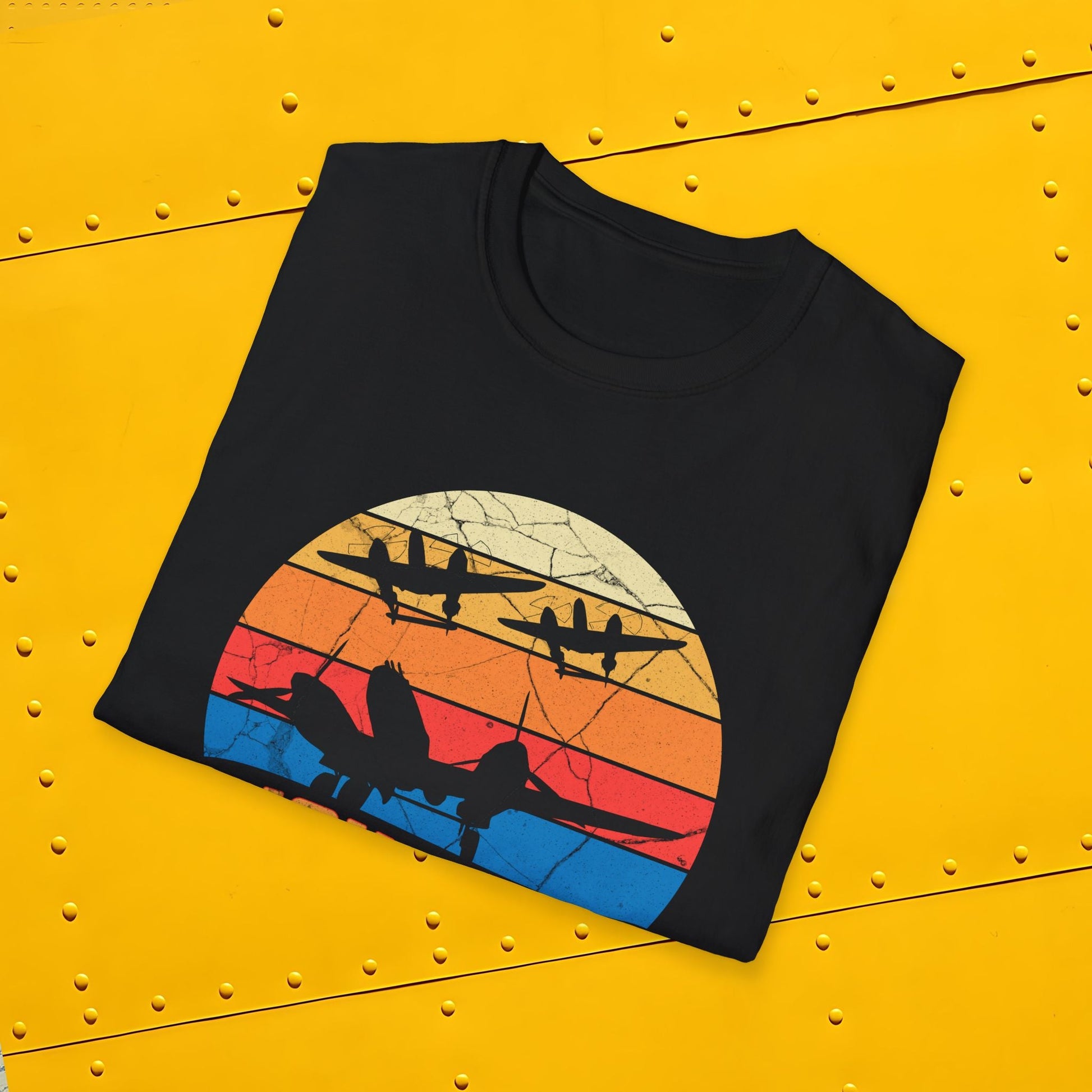 P-38 Lightning Premium T-Shirt – WWII Twin-Engine Fighter Full Graphic Aviation Tee - Pilot gifts - warbird t-shirt
