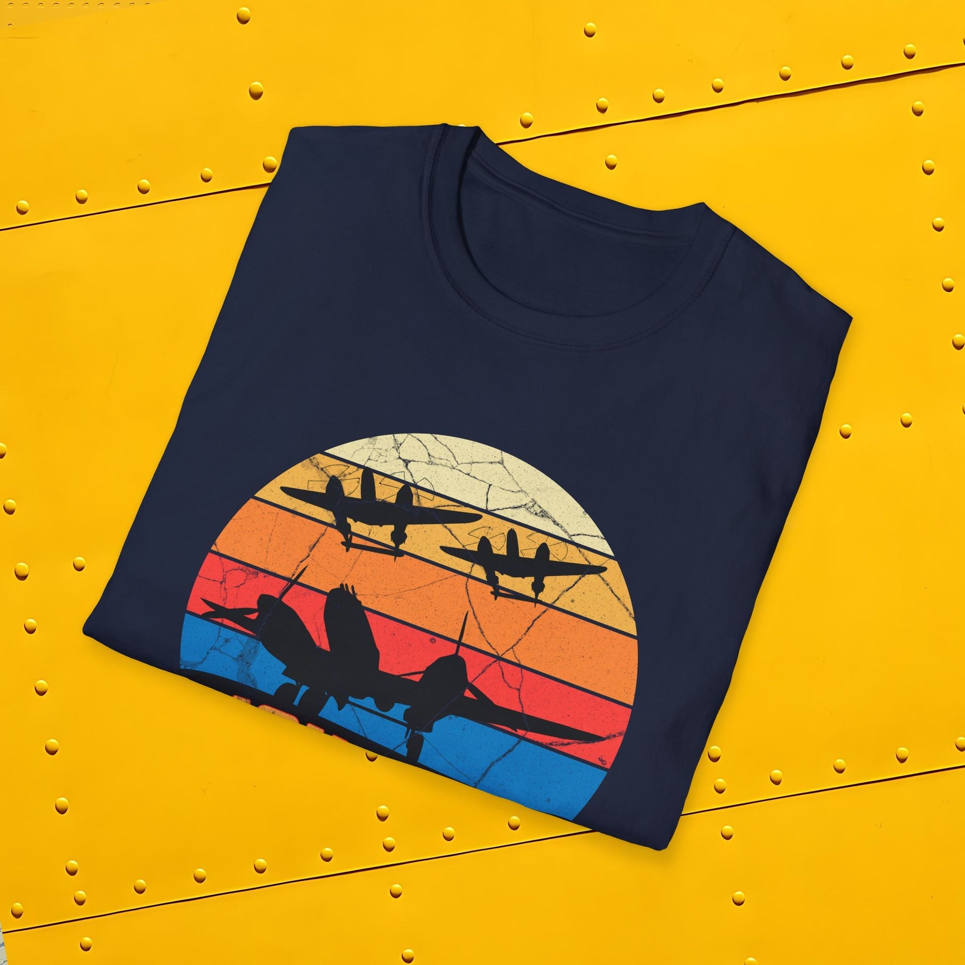 P-38 Lightning Premium T-Shirt – WWII Twin-Engine Fighter Full Graphic Aviation Tee - Pilot gifts - warbird t-shirt