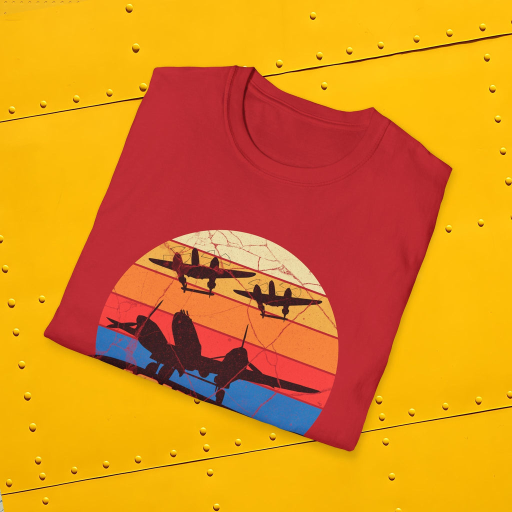 P-38 Lightning Premium T-Shirt – WWII Twin-Engine Fighter Full Graphic Aviation Tee - Pilot gifts - warbird t-shirt