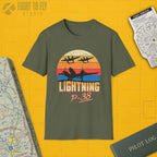 P-38 Lightning Premium T-Shirt - Pilot gifts - WWII warbird t-shirt