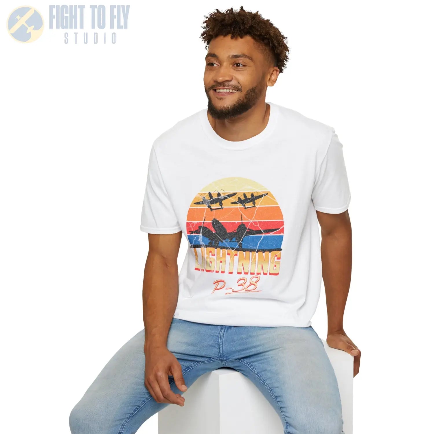 P-38 Lightning Premium T-Shirt - Pilot gifts - WWII warbird t-shirt