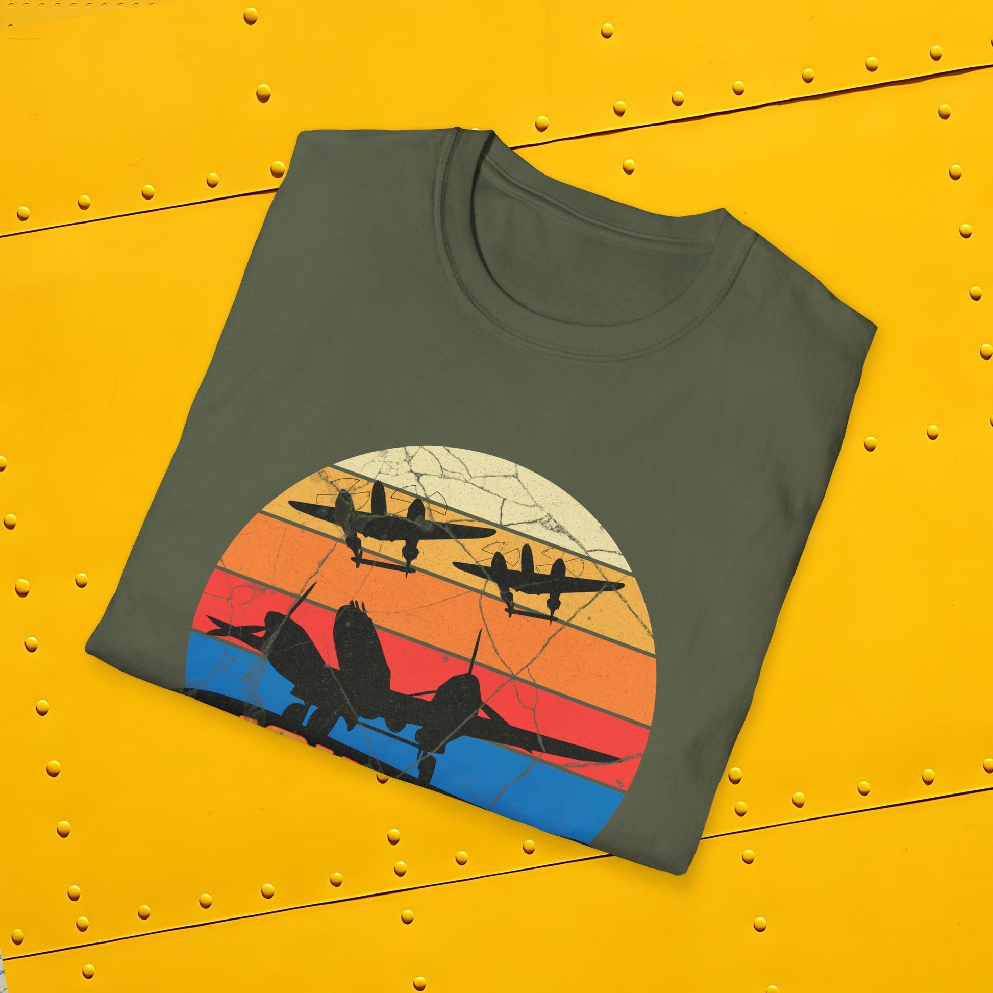 P-38 Lightning Premium T-Shirt – WWII Twin-Engine Fighter Full Graphic Aviation Tee - Pilot gifts - warbird t-shirt