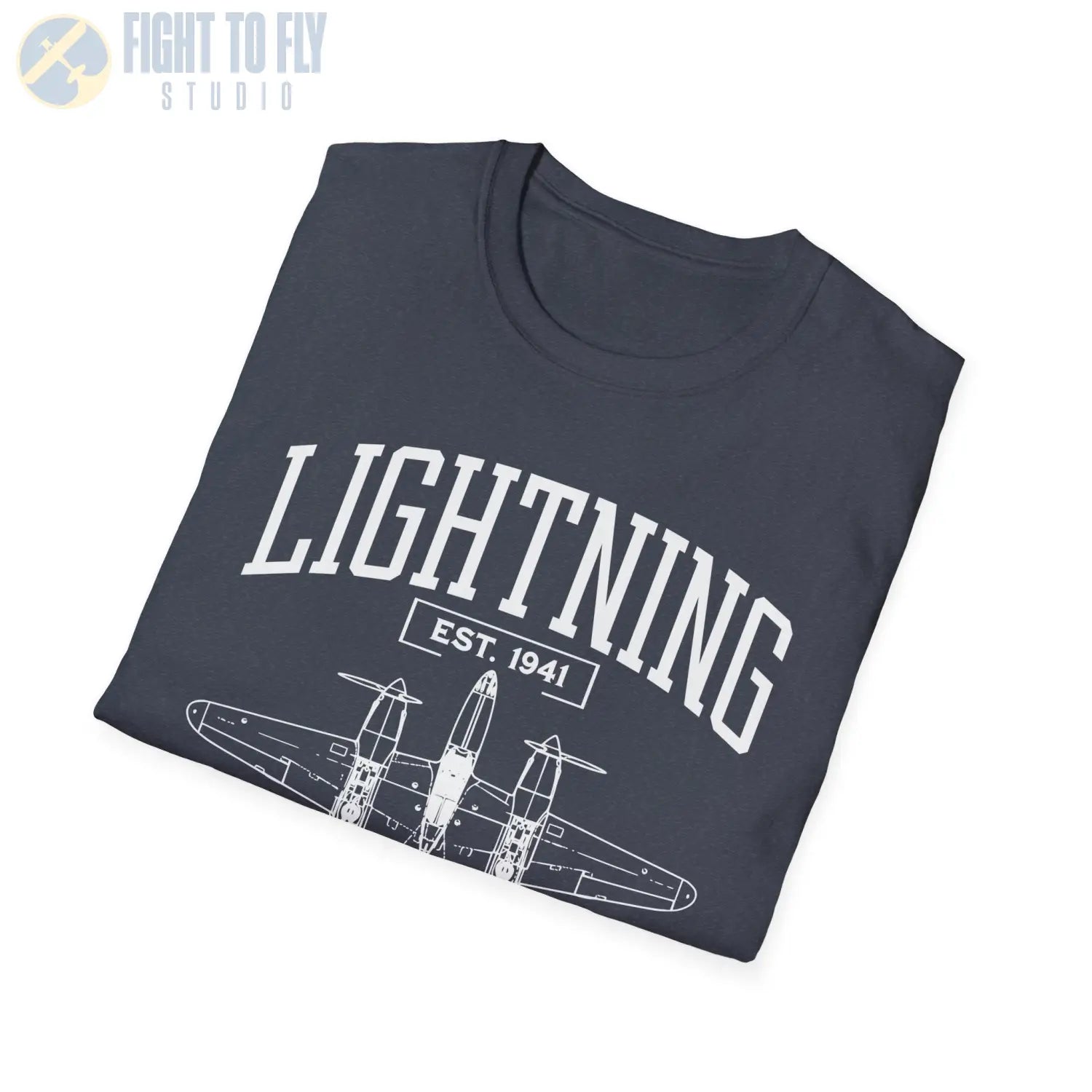 P-38 Lightning - T-Shirt - Pilot gifts - WWII warbird t-shirt
