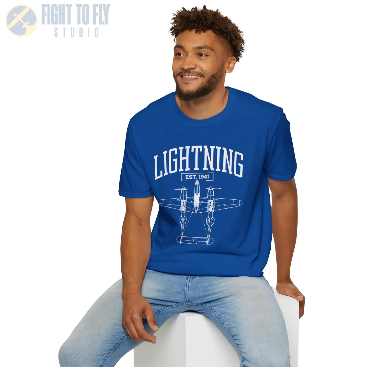 P-38 Lightning - T-Shirt - Pilot gifts - WWII warbird t-shirt
