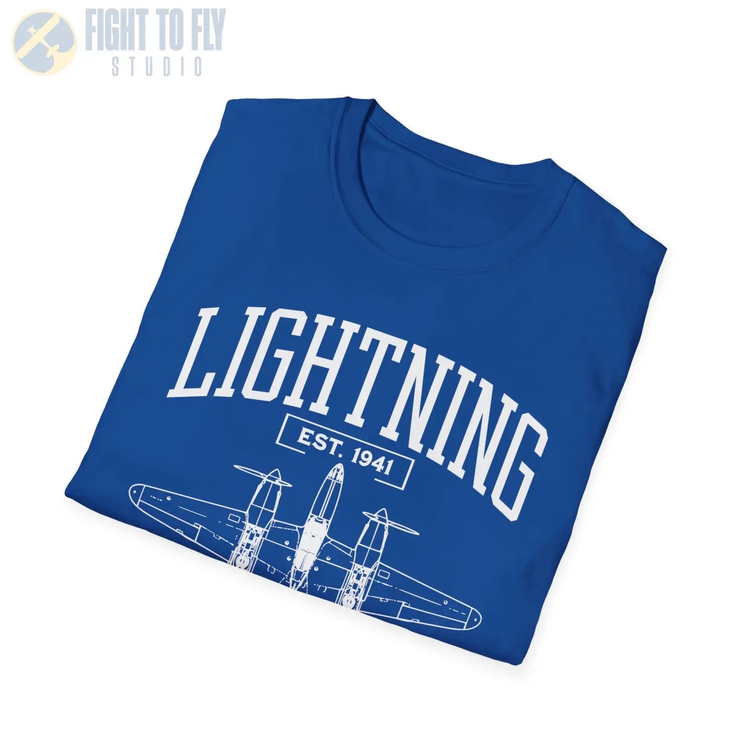 P-38 Lightning - T-Shirt - Pilot gifts - WWII warbird t-shirt