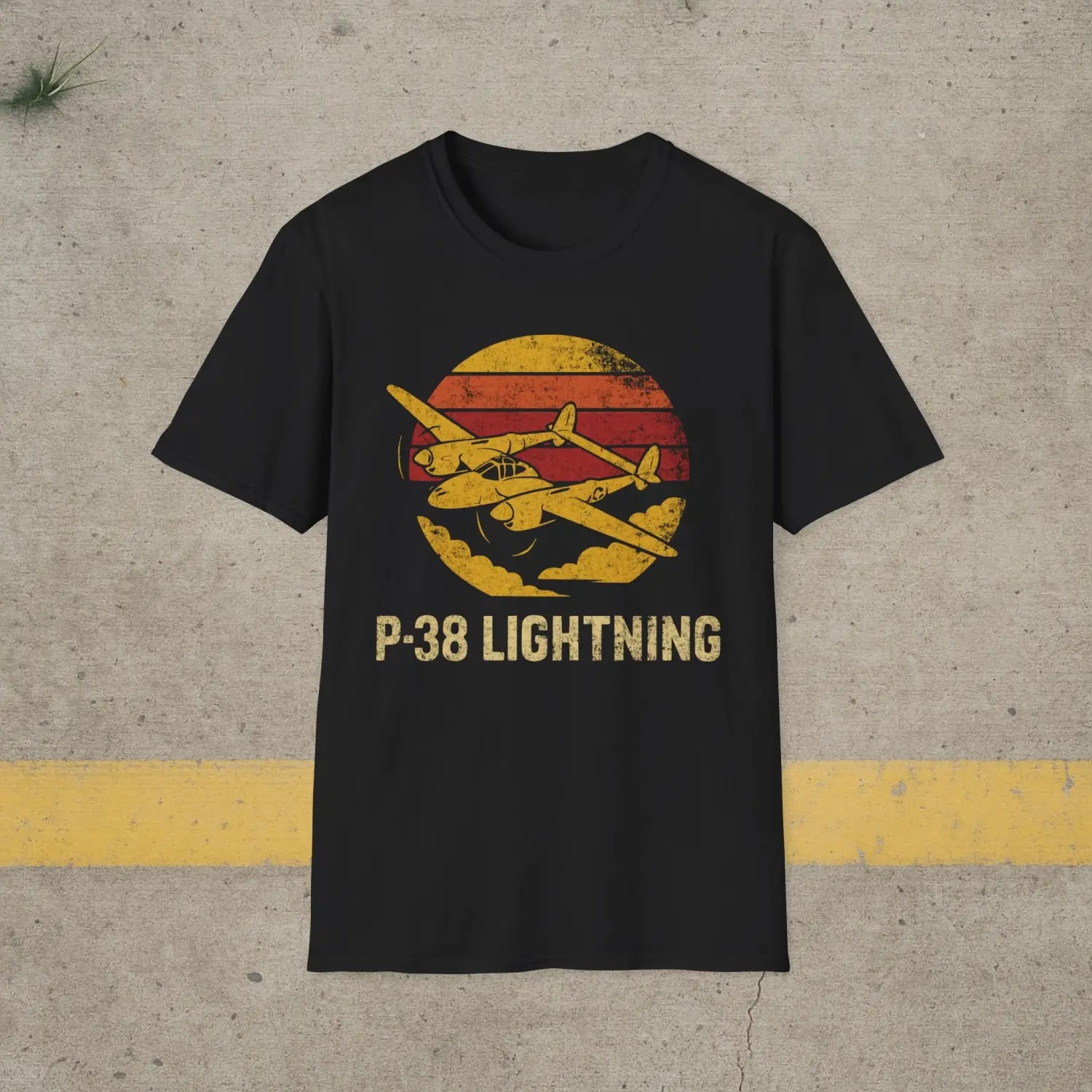 P-38 Lightning “Retro Heritage” WWII T-Shirt - Pilot gifts - warbird t-shirt