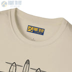 P-38 Lightning Top View T-Shirt - Pilot gifts - WWII warbird t-shirt