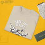 P-38 “Keep ’Em Flying!” - T-Shirt - Pilot gifts - WWII warbird t-shirt