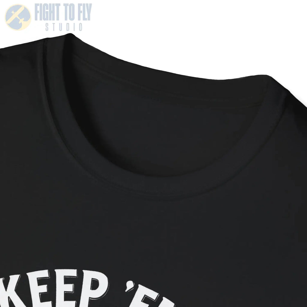 P-38 “Keep ’Em Flying!” - T-Shirt - Pilot gifts - WWII warbird t-shirt