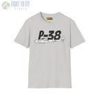 P-38 Lightning Side Profile T-Shirt - Pilot gifts - WWII warbird t-shirt