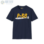 P-38 Lightning Side Profile T-Shirt - Pilot gifts - WWII warbird t-shirt