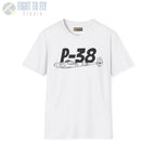 P-38 Lightning Side Profile T-Shirt - Pilot gifts - WWII warbird t-shirt