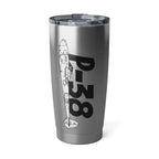 P-38 Tumbler – Twin Boom WWII Fighter Artwork - Mug - Pilot gifts - warbird t-shirt